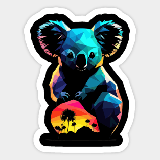 Koala Silhouette Sticker